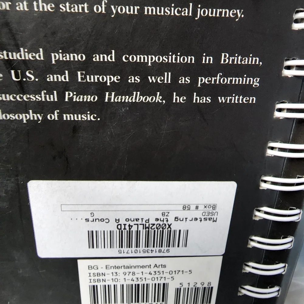 Mastering the Piano:  A Course in Technique & Performance (without CD)